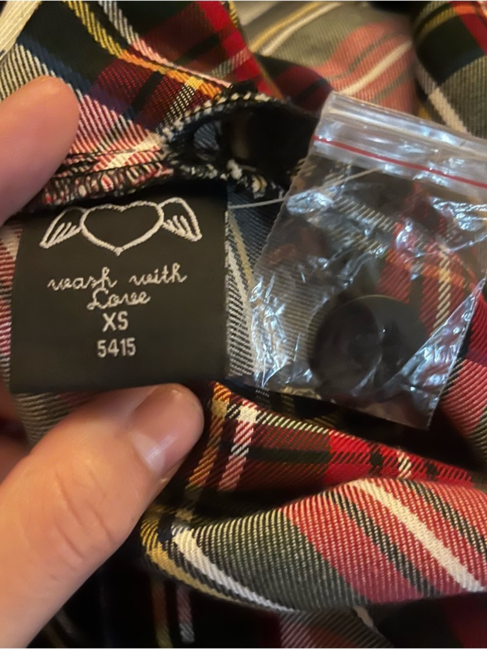 Hell Bunny Vixen Y2K Plaid Midi Skirt XS Red Tartan Flare A-Line - Picture 5 of 9